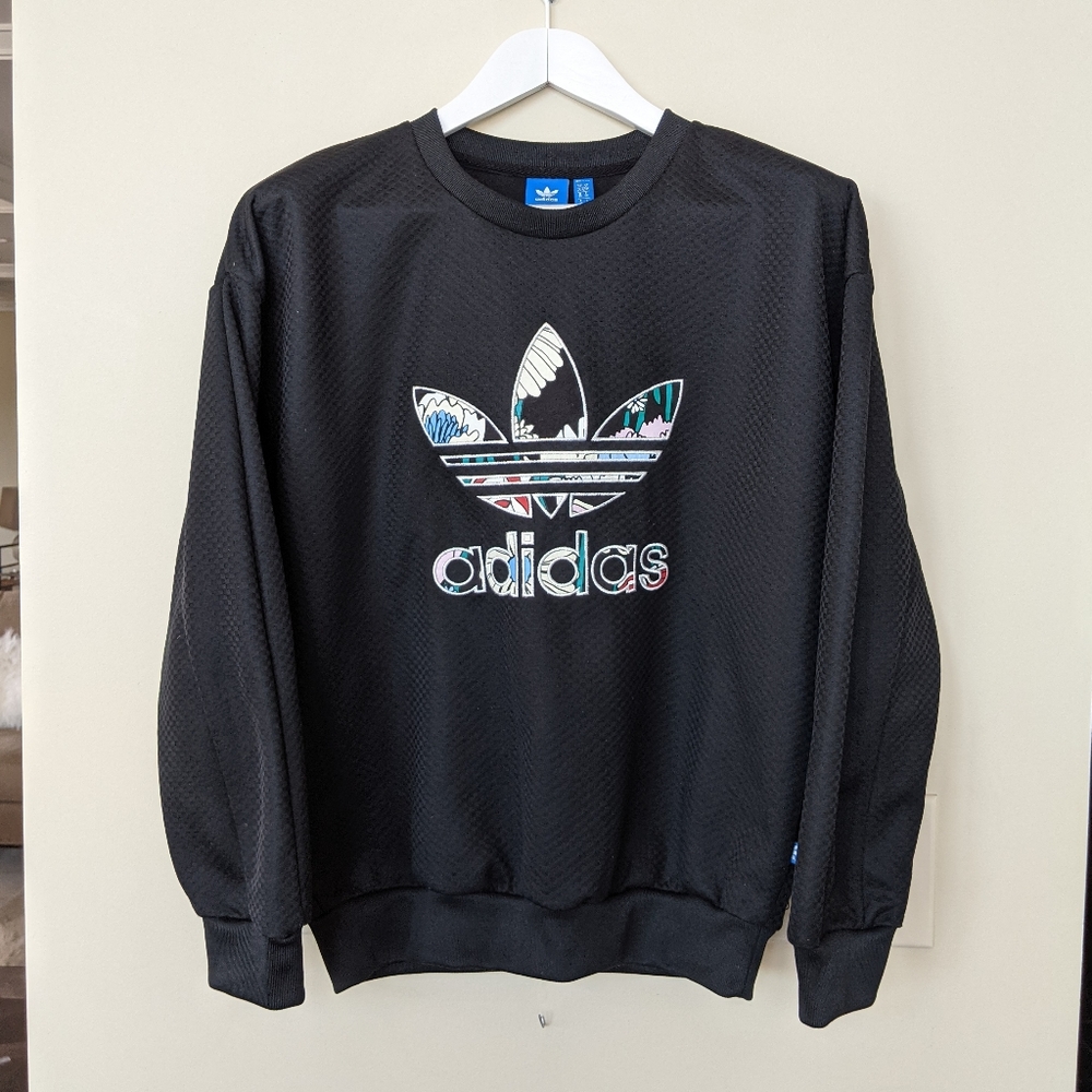 Adidas Embroidered Logo Crewneck